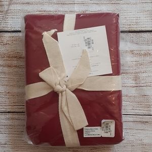 Potty Barn Kids quilted maroon sham 20X26 NEW